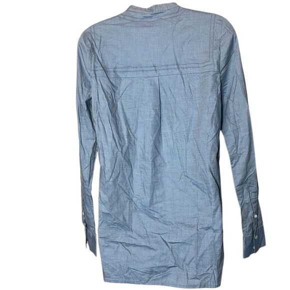 Veronica beard women’s 2 western denim look top long back cute stitching - Picture 4 of 6